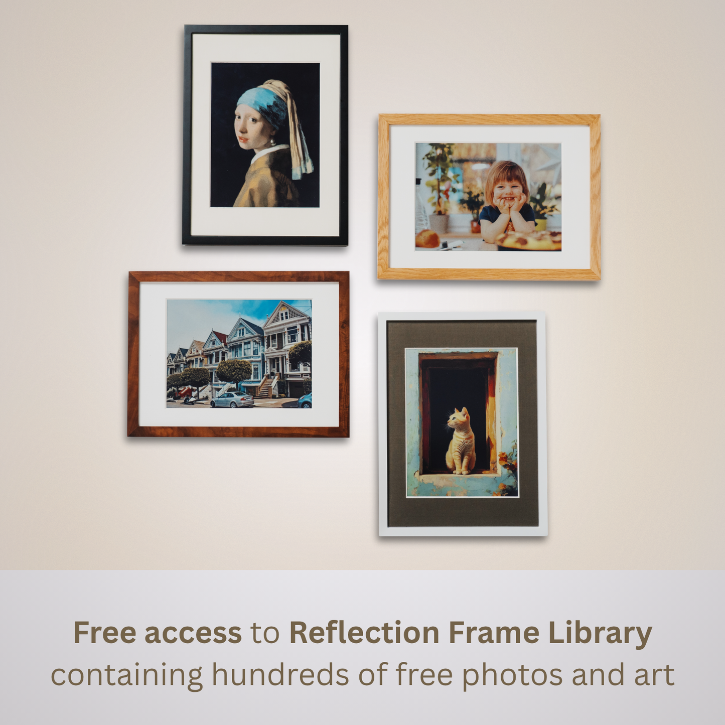 Reflection Frame Solid Walnut