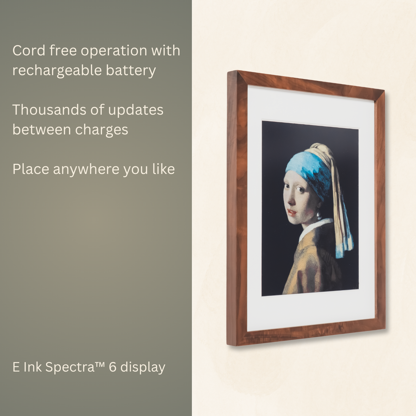 Reflection Frame Solid Walnut