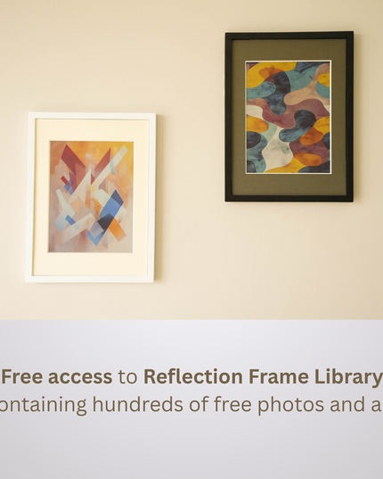 Reflection Frame Pure White (Revised Edition)