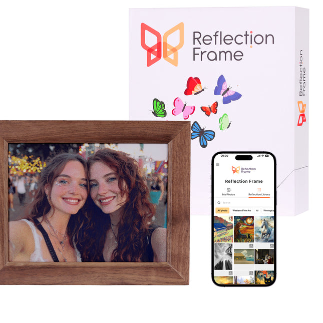 Reflection Frame 10" Walnut