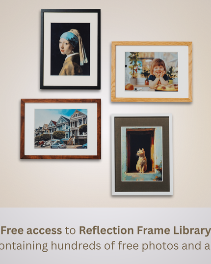 Reflection Frame Solid Oak