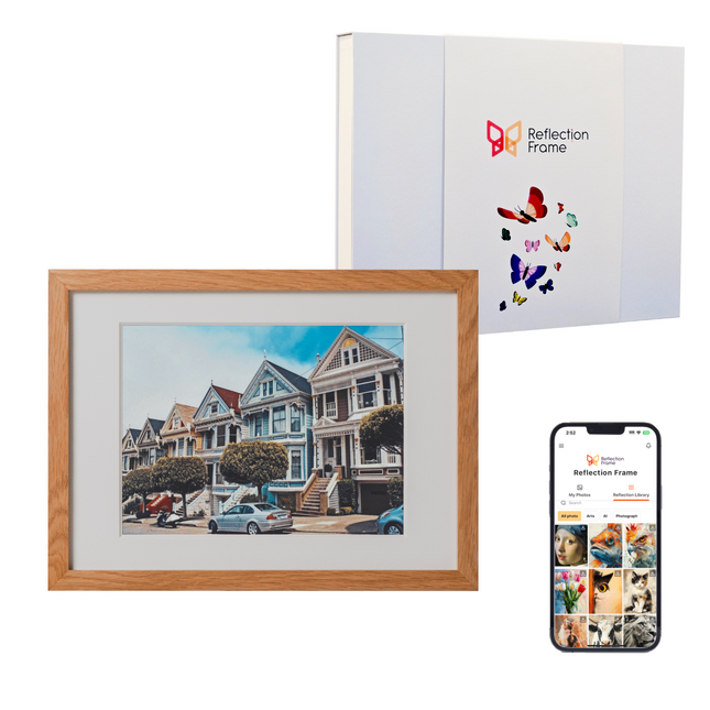 Reflection Frame Solid Oak