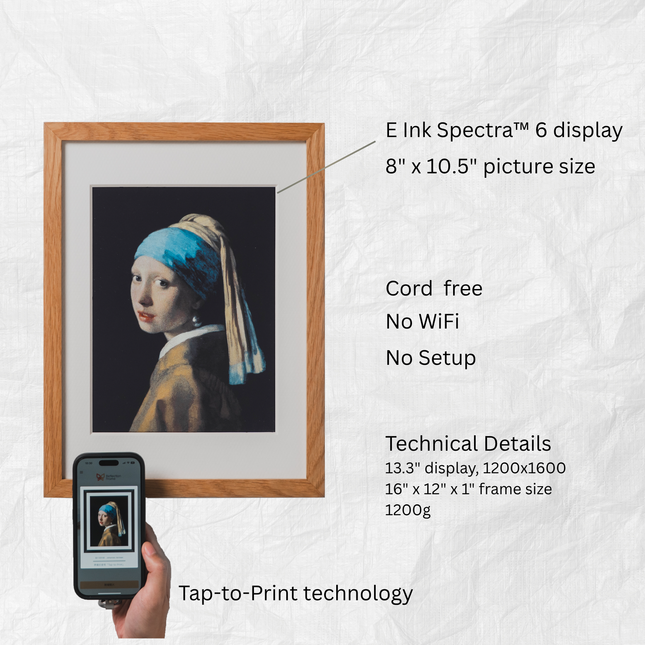 Reflection Frame Solid Oak