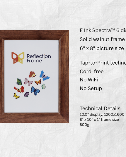Reflection Frame 10" Walnut