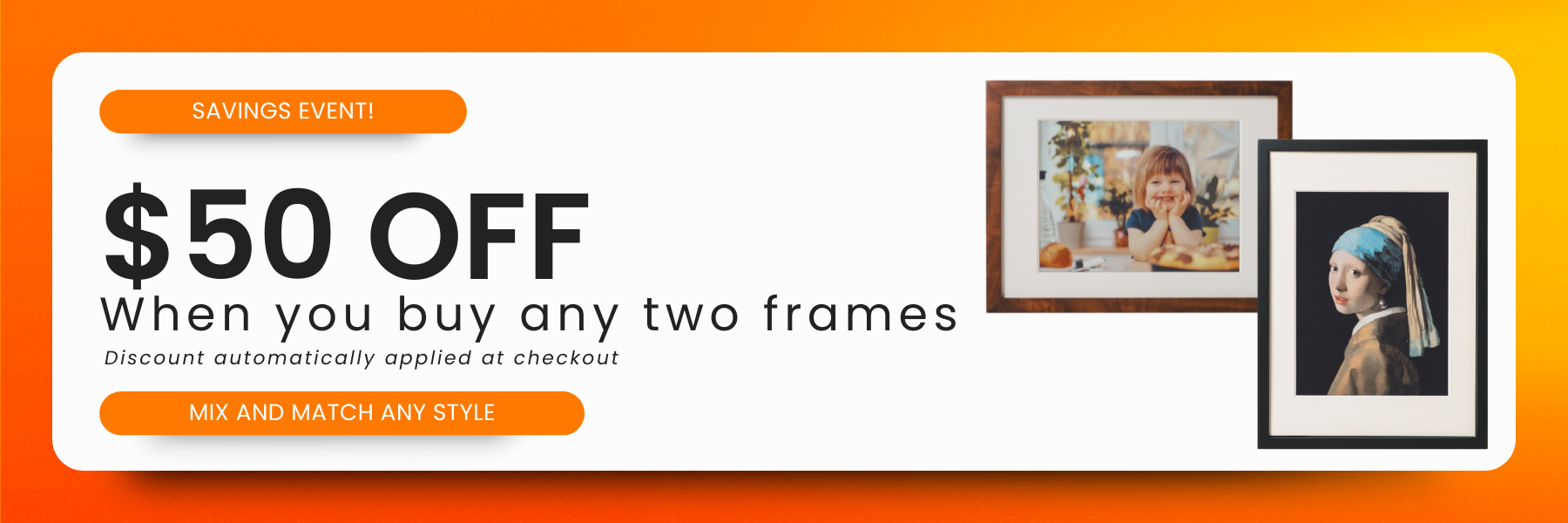 Buy 2 and Save $50