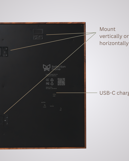 Reflection Frame Solid Walnut