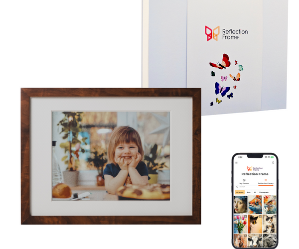 Reflection Frame Solid Walnut